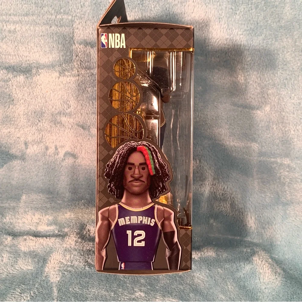 Funko Gold 5" Ja Morant  NBA (Memphis Grizzlies) Home Uniform Vinyl Figure NEW!! - Picture 3 of 5